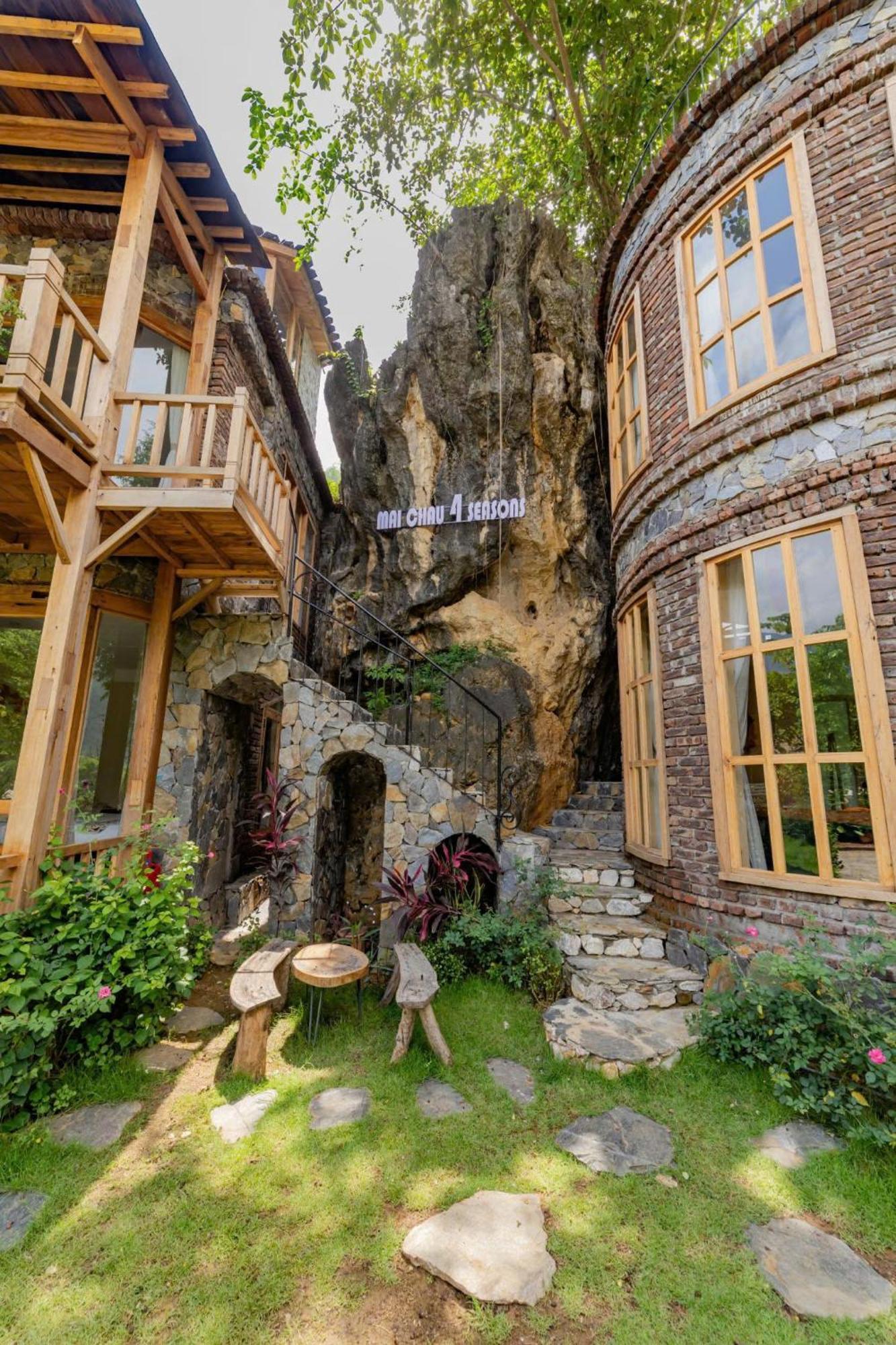 Mai Chau 4 Seasons Bungalow & Hotel מראה חיצוני תמונה